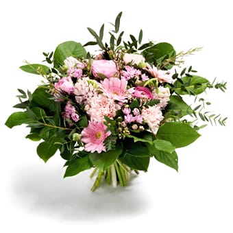 Boeket licht roze bloemen