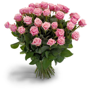 Bos roze rozen extra groot