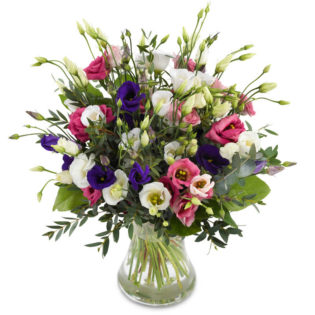 Wonderschoon Lisianthus boeket middel